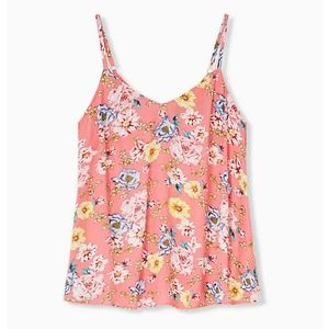 NWT Torrid coral, floral cami